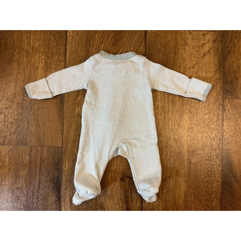 Carters Preemie Baby Boy Sleeper Zipper Outfit Romper Pajamas‎ Clothes Striped